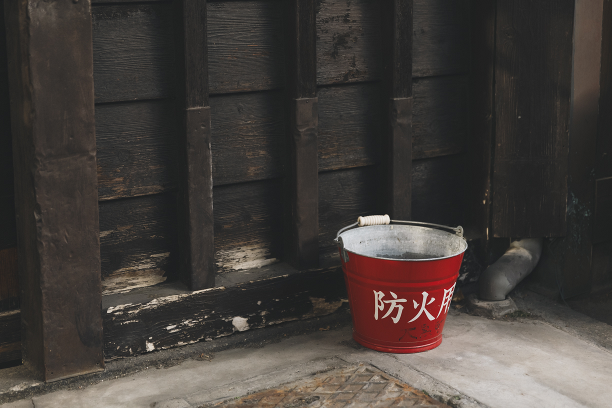防火バケツ